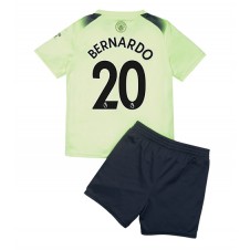 Manchester City Bernardo Silva #20 Tredjeställ Barn 2022-23 Korta ärmar (+ Korta byxor)